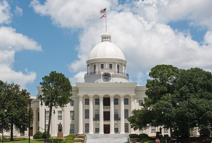 City view in Montgomery, Alabama